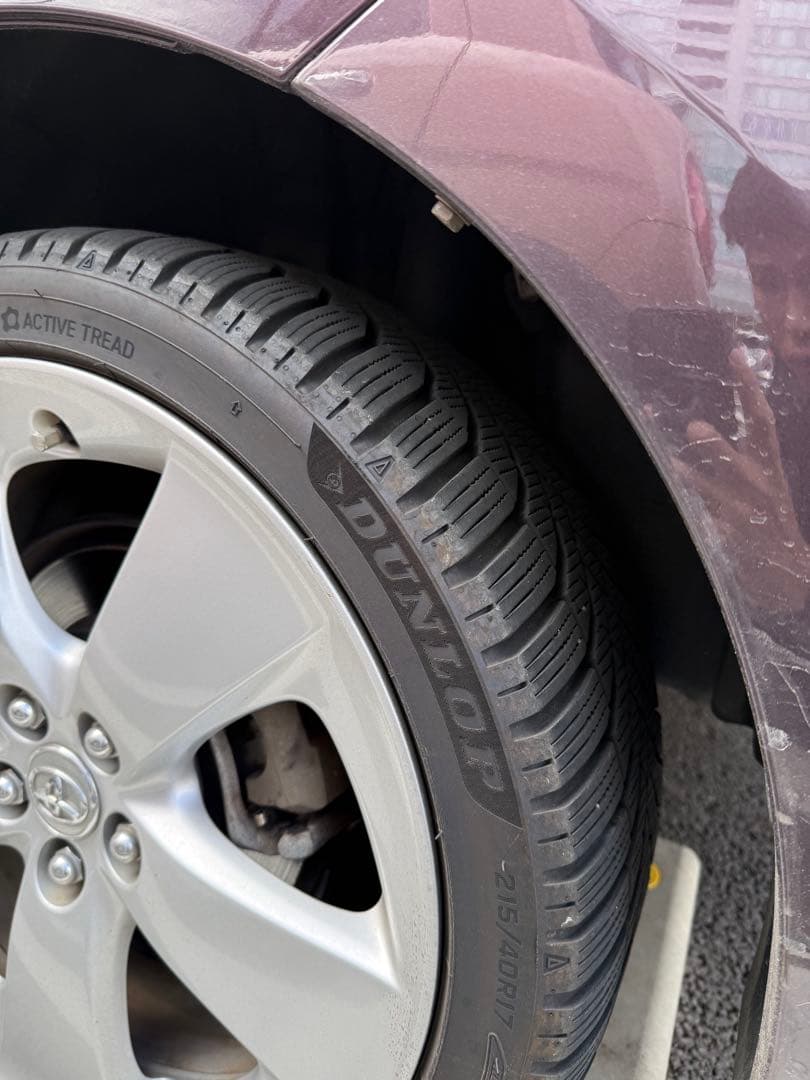 純正アルミホイール　30プリウス　ツーリング　オールシーズンタイヤ付　ダンロップ