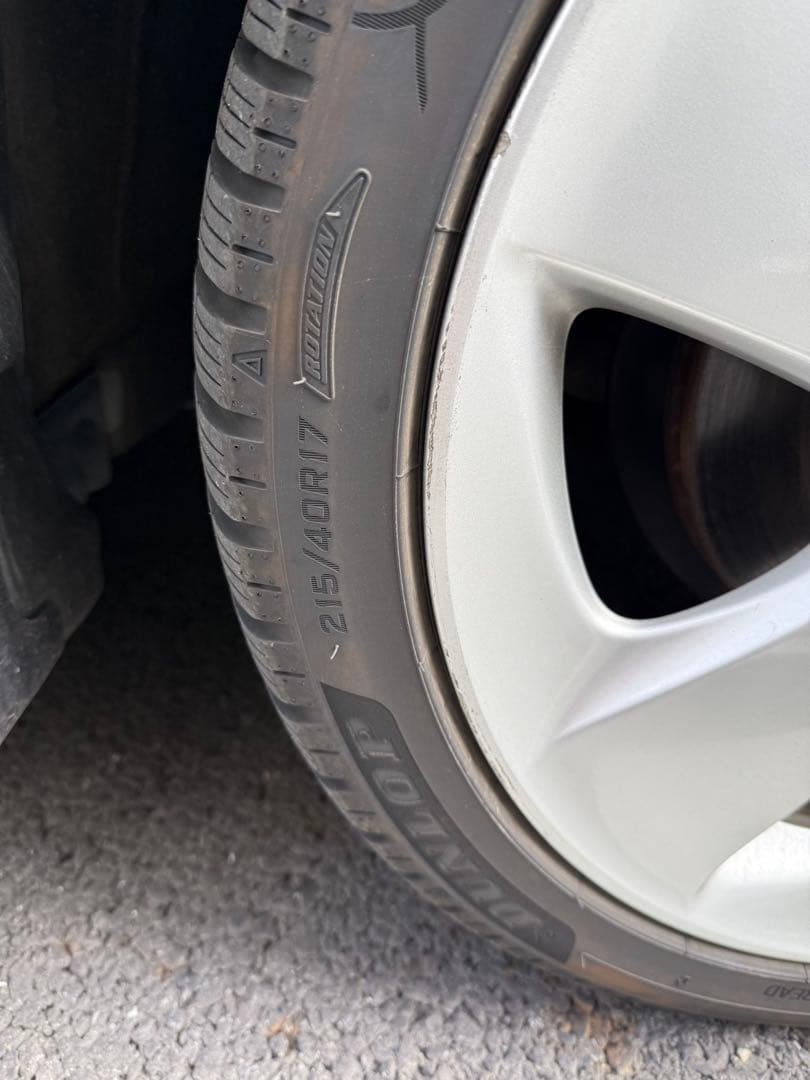 純正アルミホイール　30プリウス　ツーリング　オールシーズンタイヤ付　ダンロップ