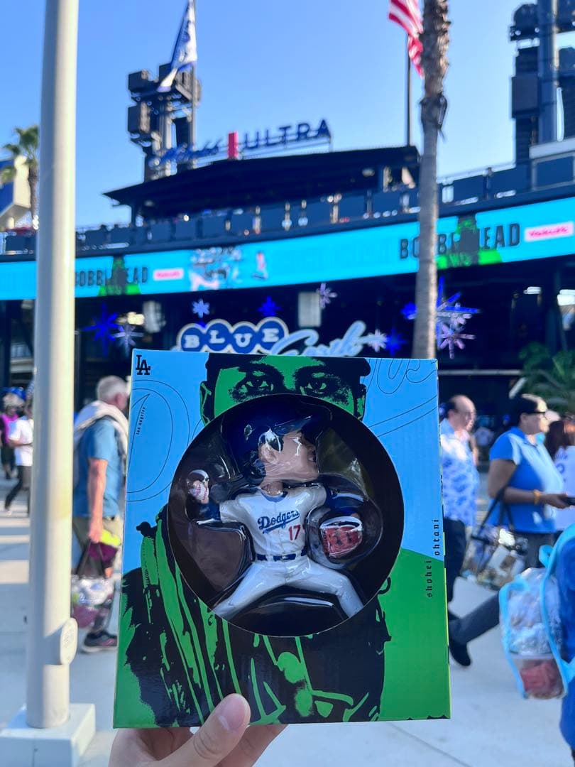 ⑥【新品未開封】 大谷翔平 ボブルヘッド ピッチャー9/10配布品