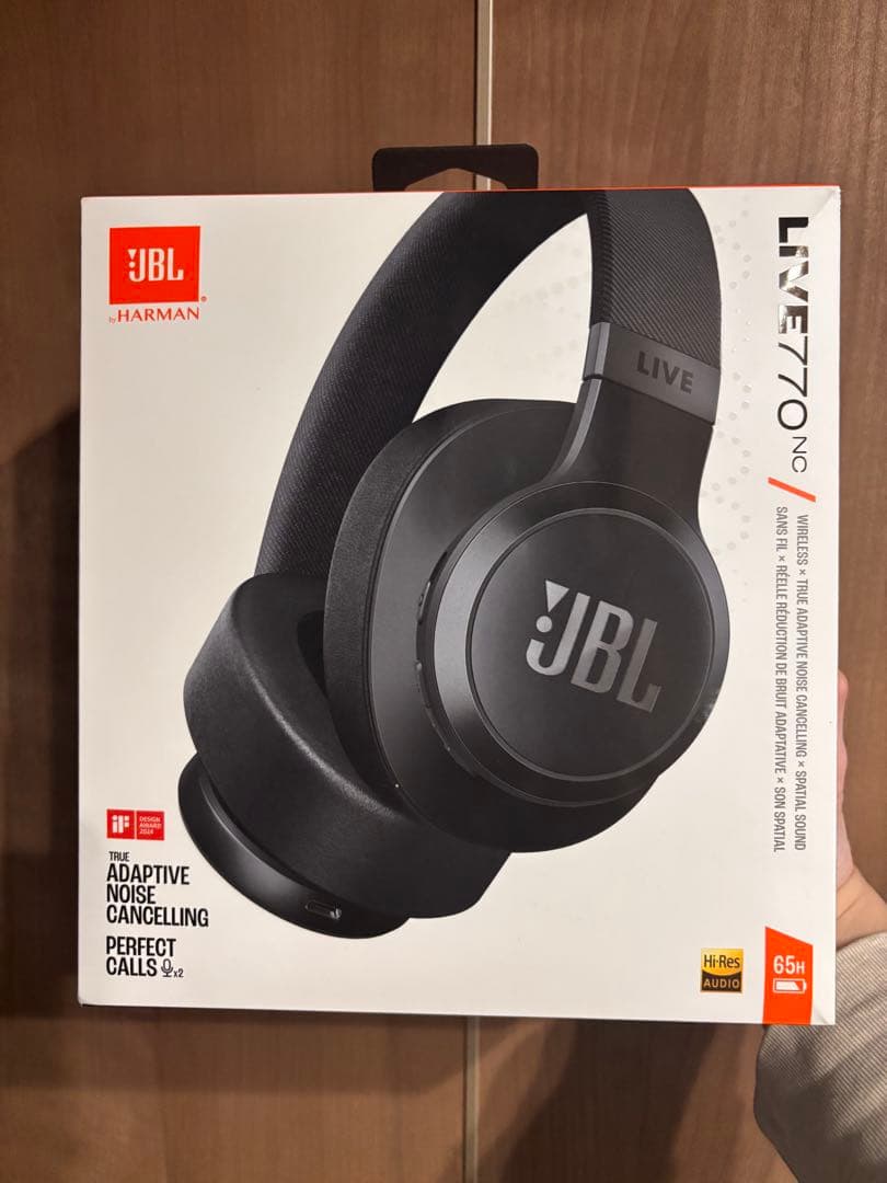 JBL LIVE 770NC ブラック ワイヤレスヘッドホン
