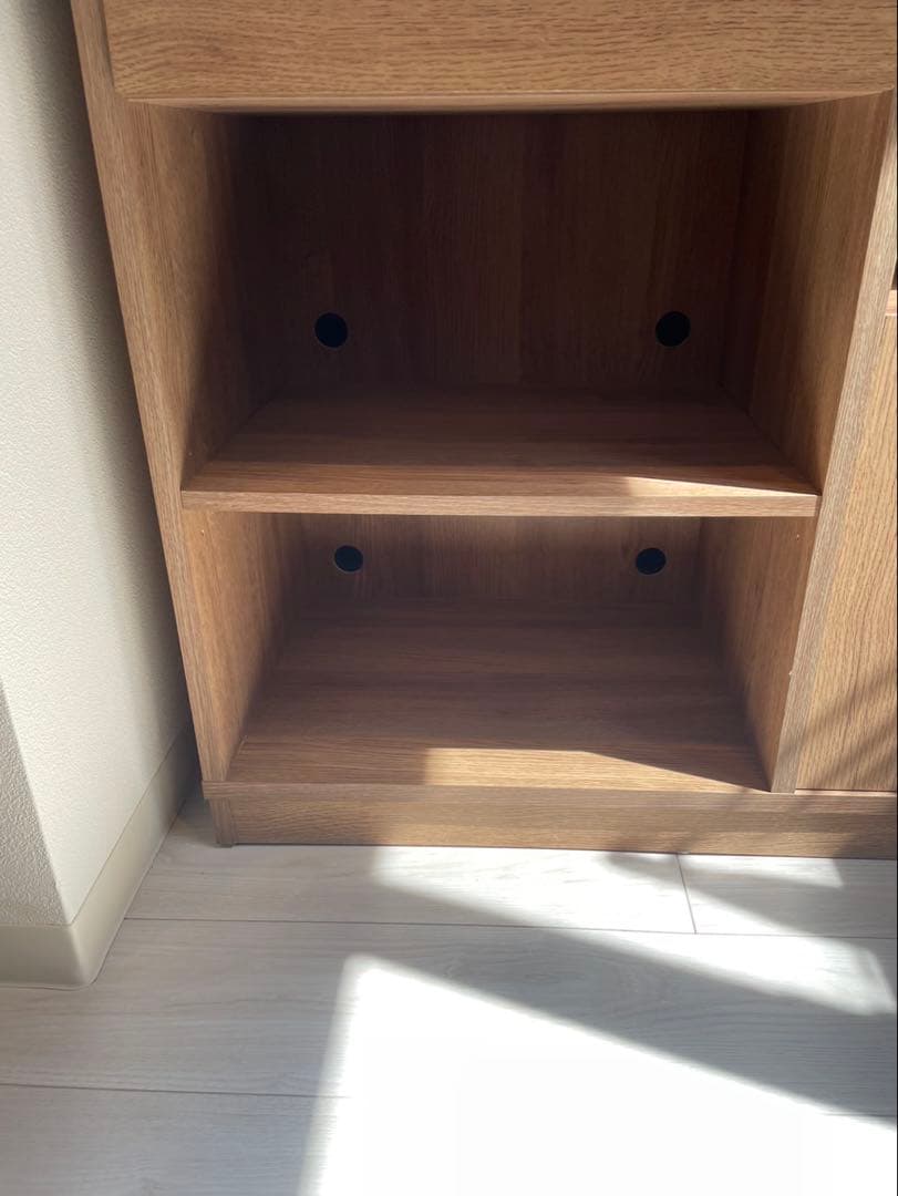 [幅120] キッチンカウンター レンジ台 スライド収納付き LOWYA