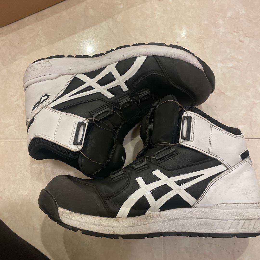 ハイカットASICS ❗️SOA ❗️安全靴❗️ ネイビー/ホワイト❗️スニーカー❗️