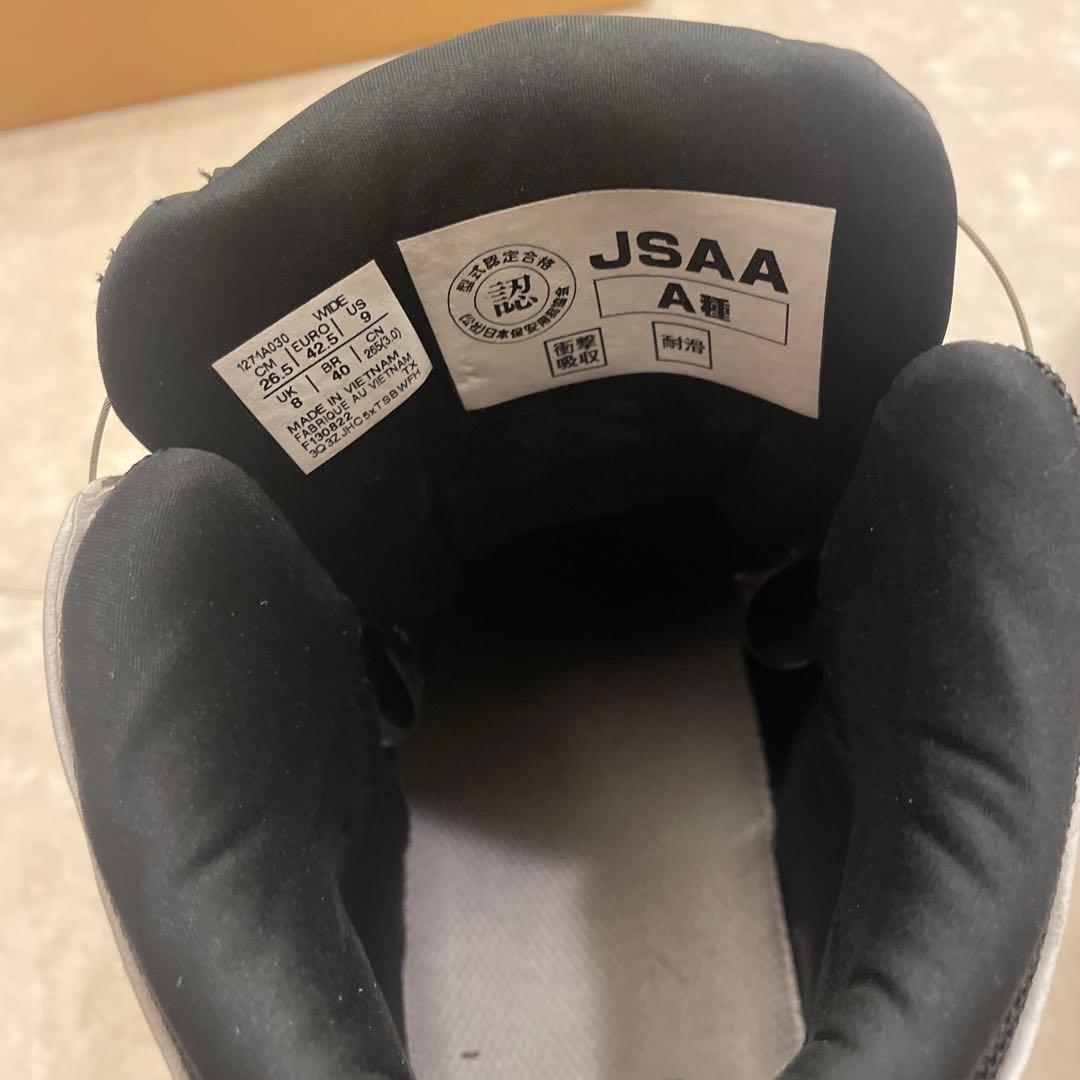 ハイカットASICS ❗️SOA ❗️安全靴❗️ ネイビー/ホワイト❗️スニーカー❗️