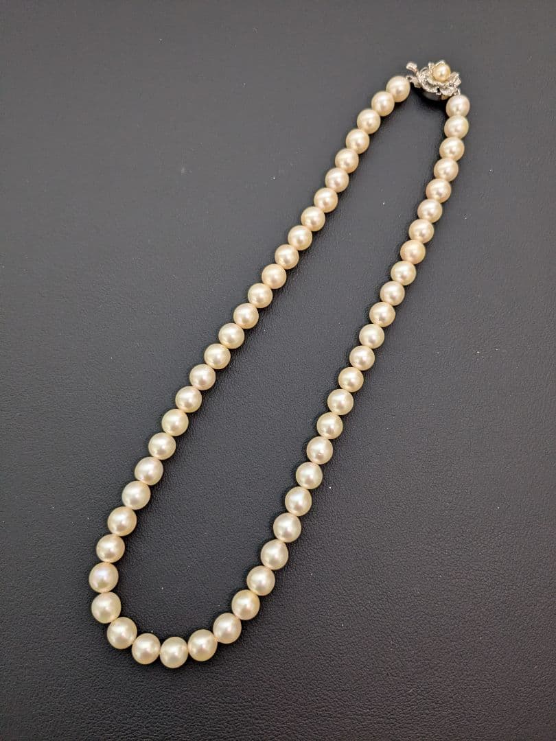 カ*り様 本真珠　パールネックレス　約7.5mm珠