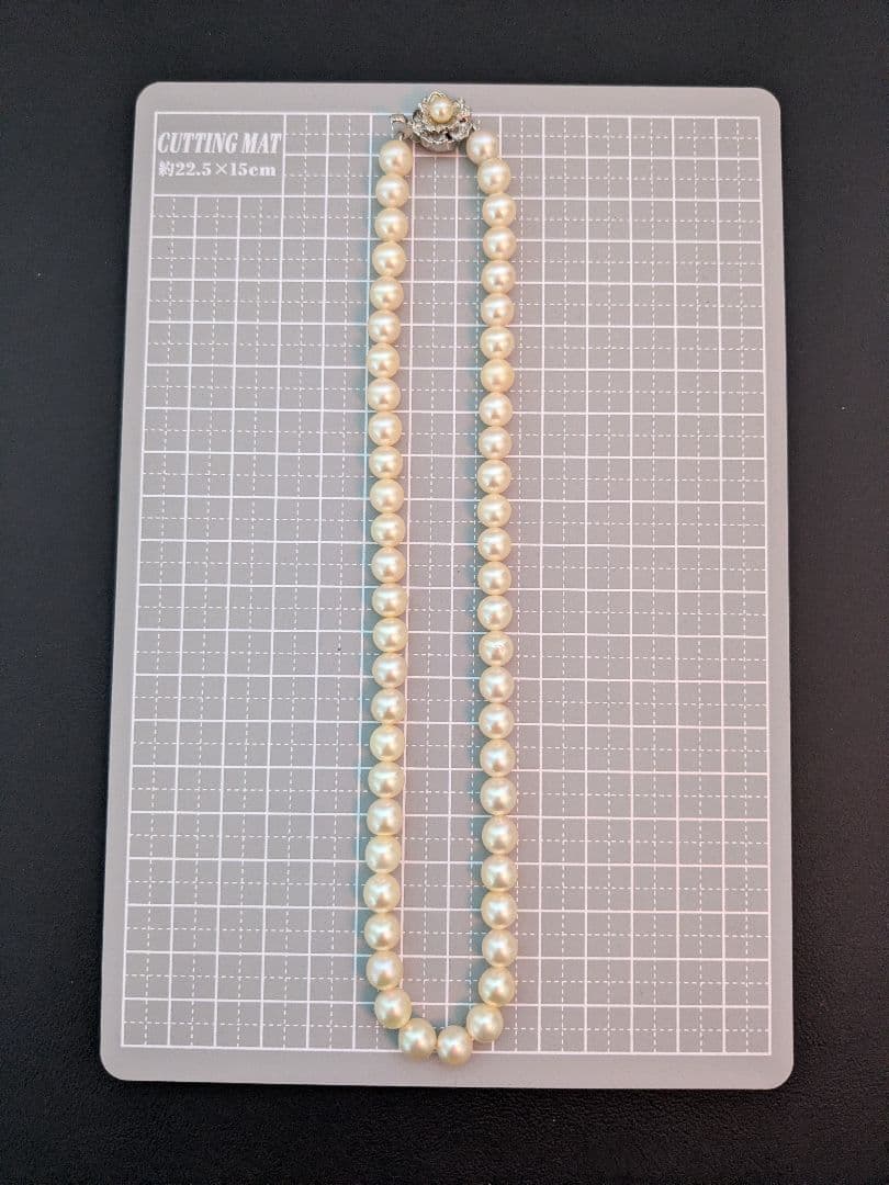 カ*り様 本真珠　パールネックレス　約7.5mm珠