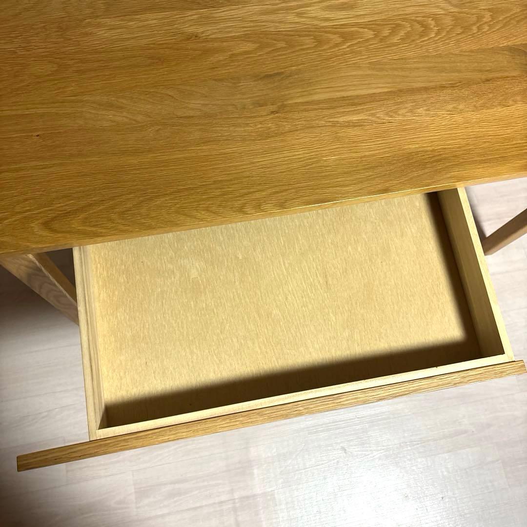 【良品】無印良品 無垢材 デスク 引き出し オーク材
