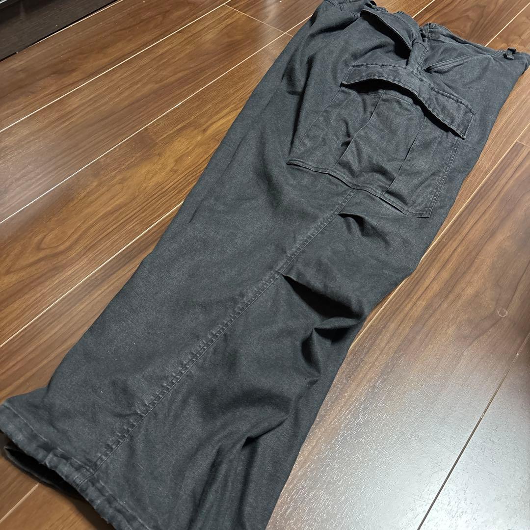 wafu リネンソロテックス パンツ好きが惚れ込む! 魔法仕掛けのカーゴパンツ※