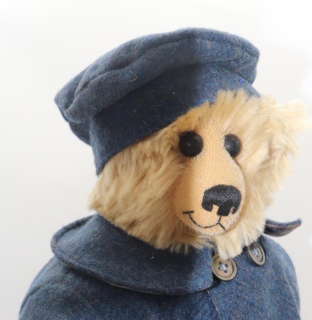 アーティストベア STAR ジョー・グリノ作 青いウールコートのぬいぐるみ