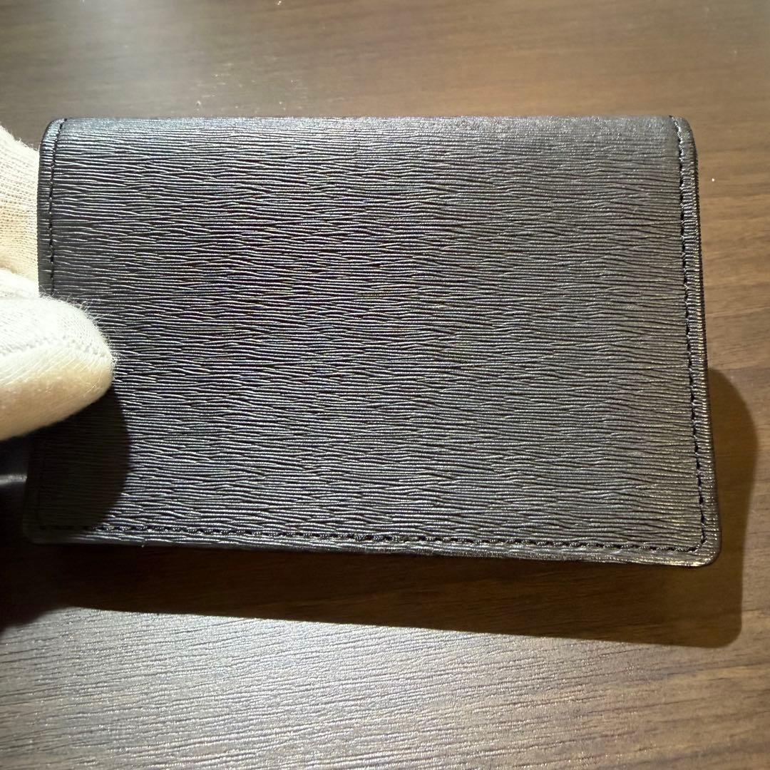 ポーター PORTER カレント 名刺入れ カードケース ブラック レザー