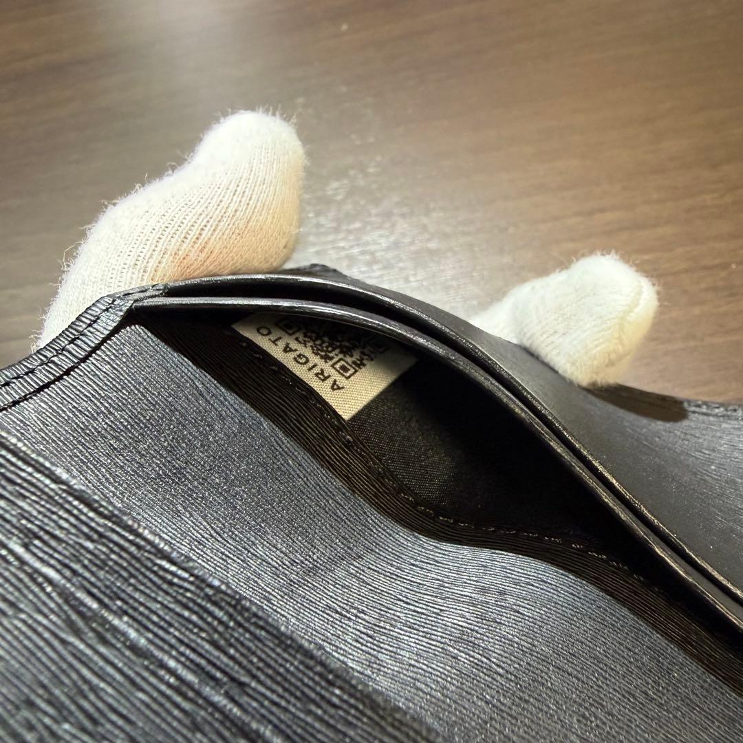 ポーター PORTER カレント 名刺入れ カードケース ブラック レザー