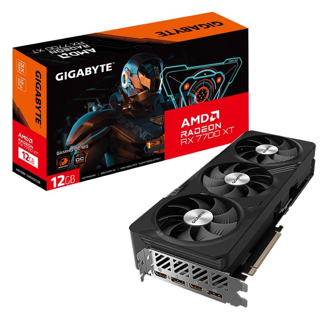 GIGABYTE AMD Radeon RX7700XT 12GB 新品未開封