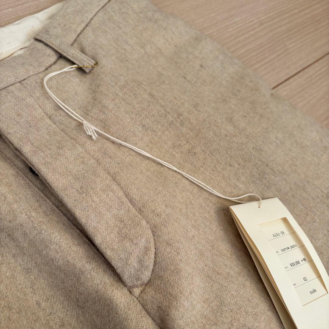 新品タグ付き　suzuki takayuki スズキタカユキ　パンツ　ウール　L