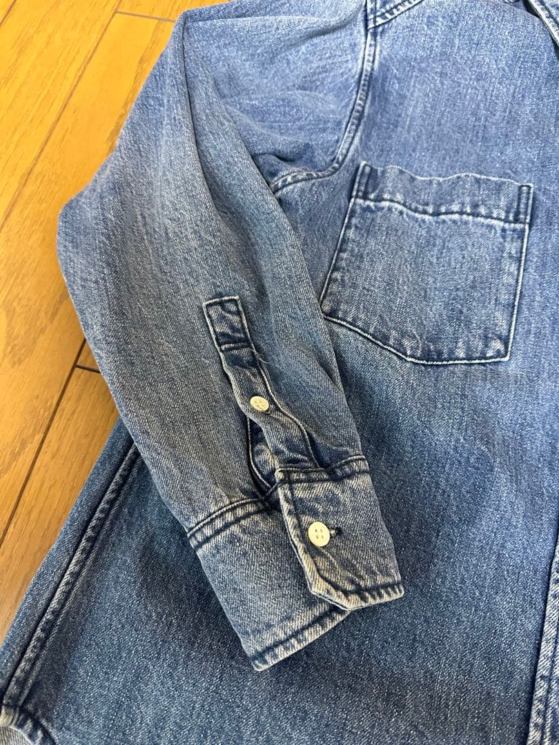 【美品】Spick & Spanデニムシャツ