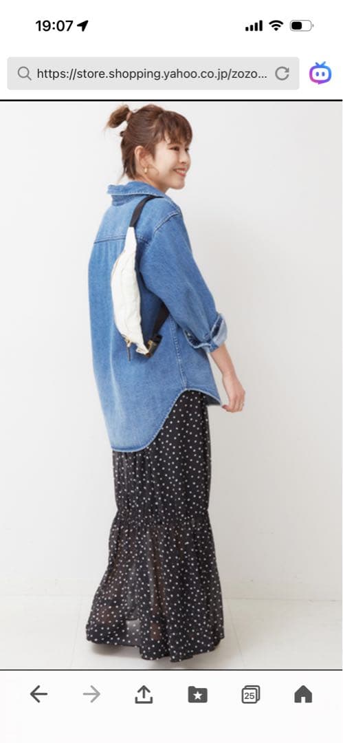 【美品】Spick & Spanデニムシャツ