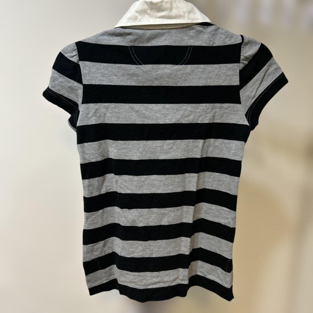 ヴィヴィアン　ウエストウッド　レッドレーベル　ストライプ 半袖ポロシャツ