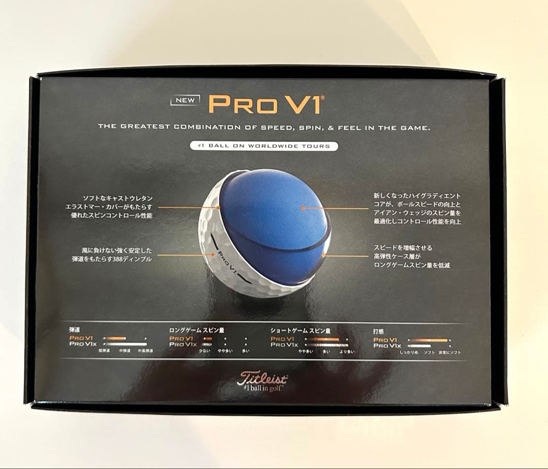 新品　Titleist Pro V1 ゴルフボール 3箱セット　2025年