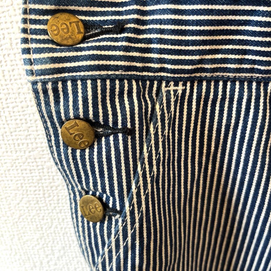 【美品】LEE リー　デニムオーバーオール　XL