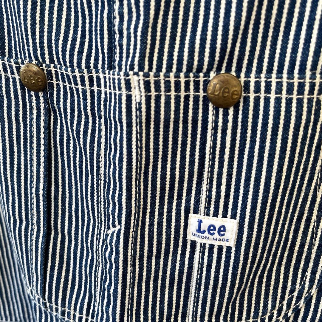 【美品】LEE リー　デニムオーバーオール　XL