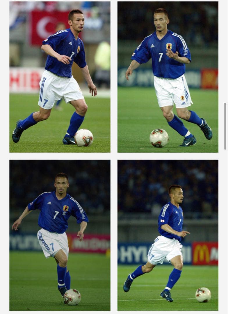 ワールドカップ日本代表全選手＆トルシエ監督サイン付き中田英寿ユニフォームおまけ付