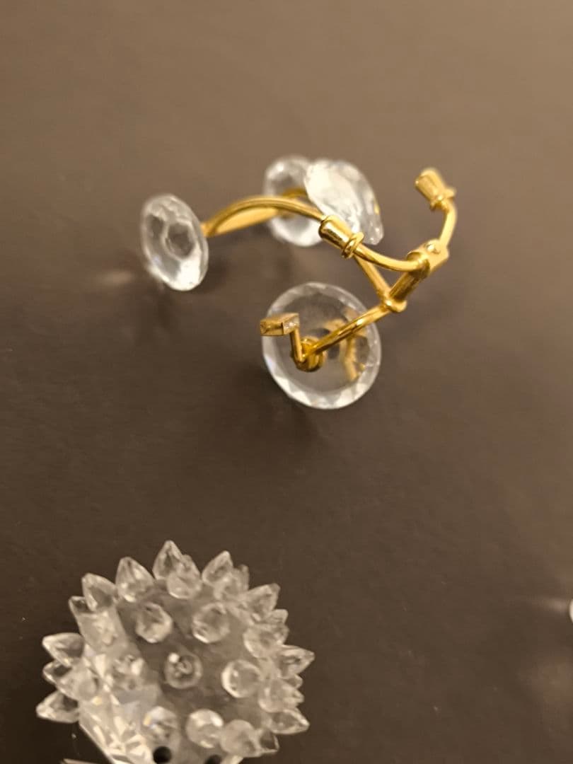 Swarovski スワロフスキーハリネズミ てんとう虫 フクロウ 自転車 ふぐ