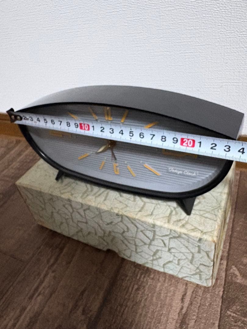 昭和レトロ★ヴィンテージ 東京機械式置時計、アンティークデスク装飾