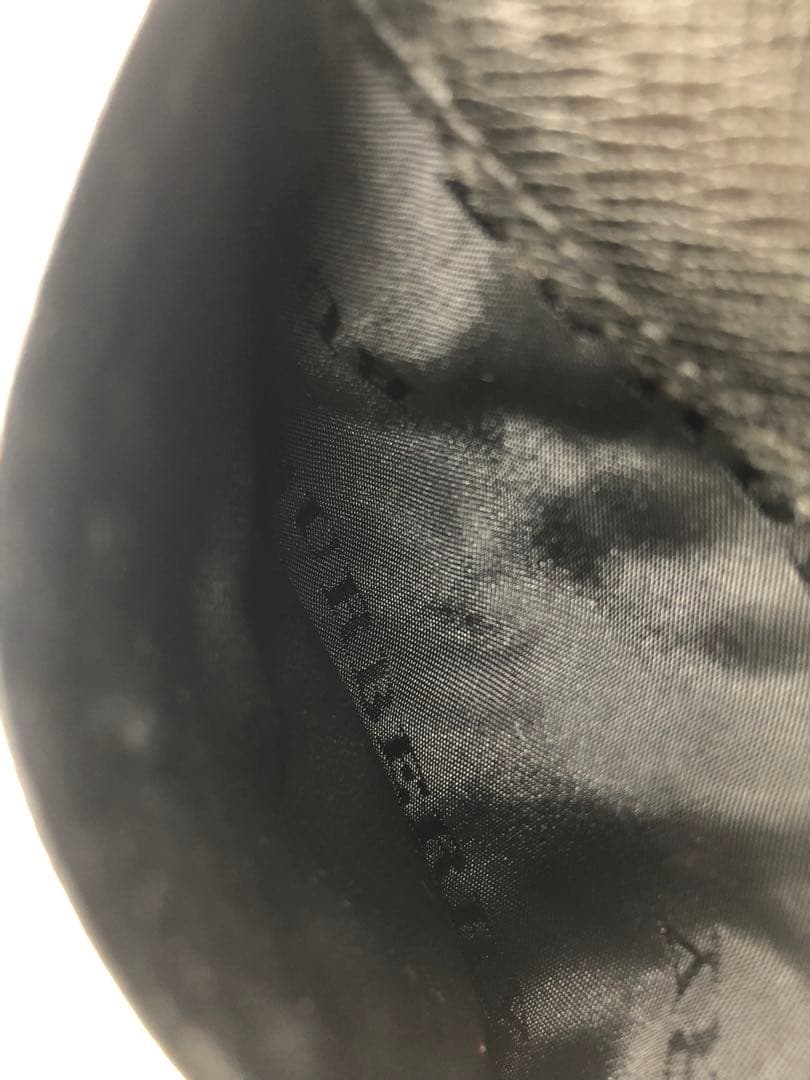 Burberry バーバリー　ダークグレー 二つ折り名刺入れ　メンズ　レザー