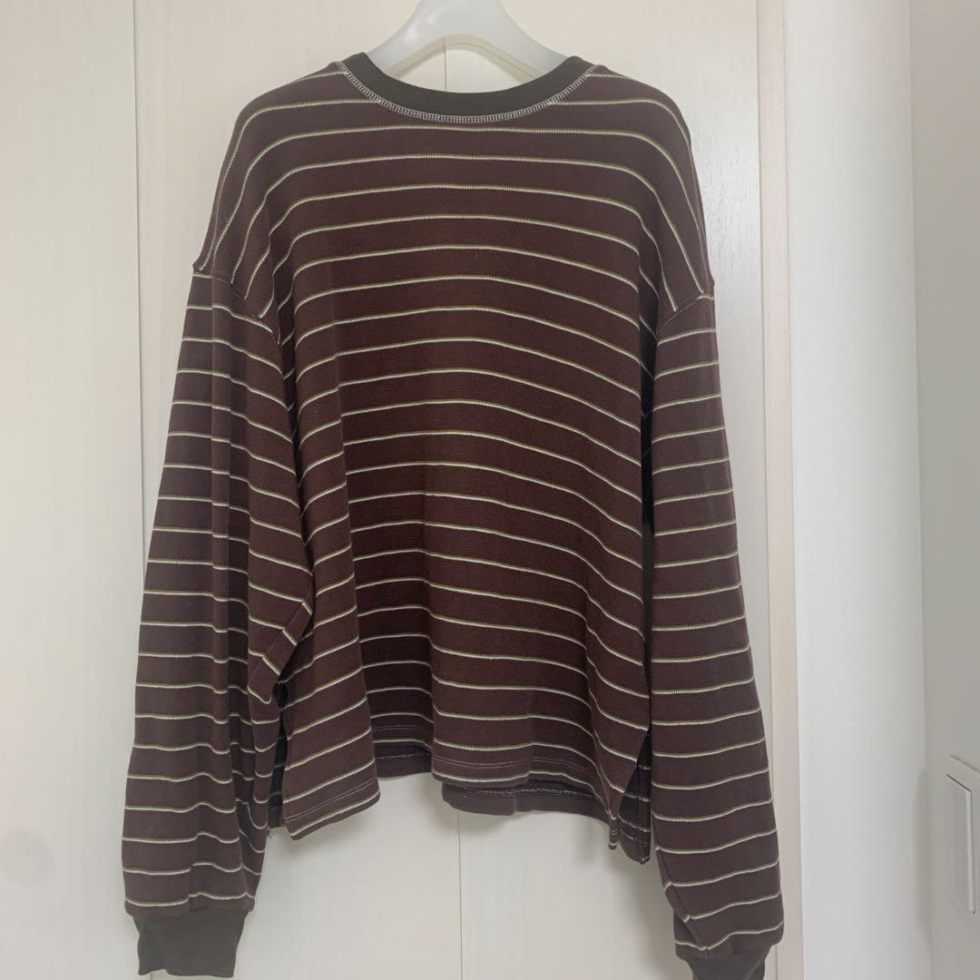 サチコ　Border Long T-shirts チョコ　todayful