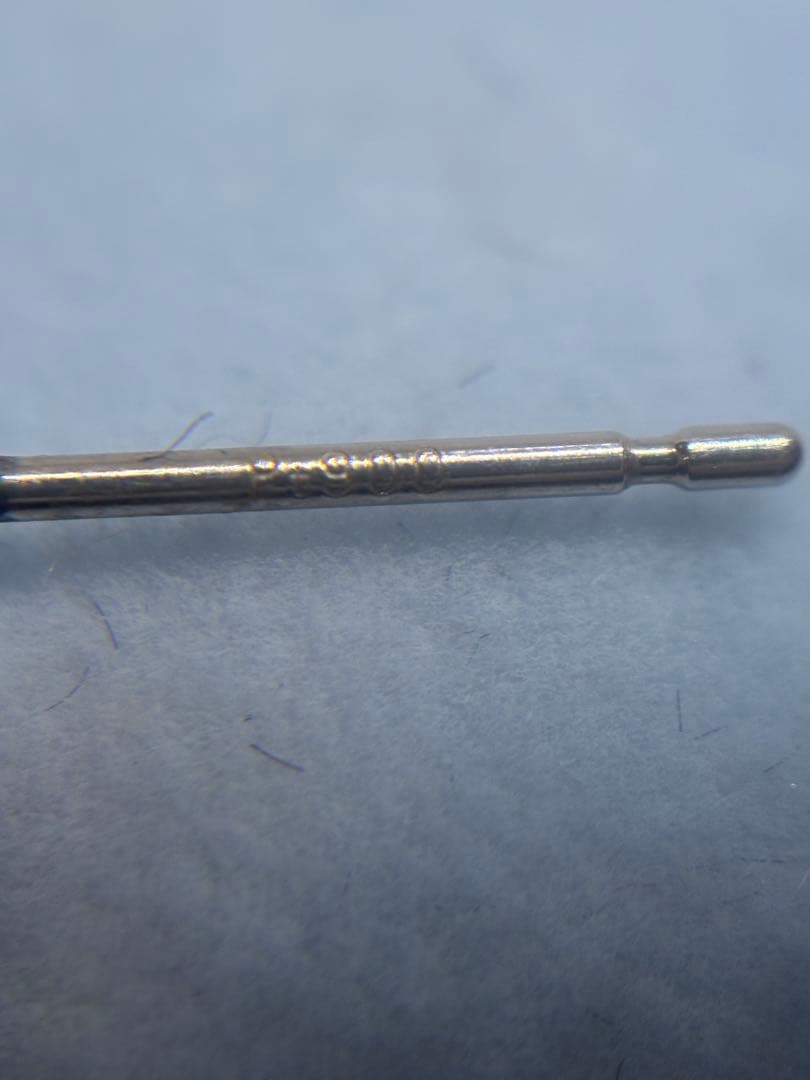 PT900 ダイヤモンド ピアス キャッチ ダイヤ付き 0.07/0.17ct