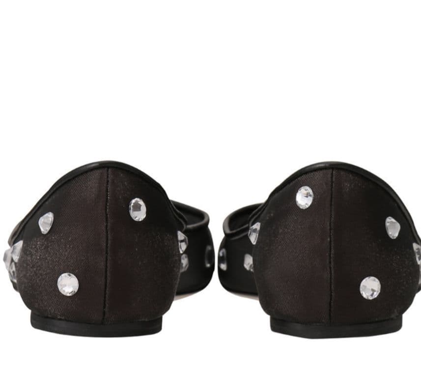 新品 未使用 ピッピシック　フラットシューズ　24.0 ダイヤモンド　ブラック