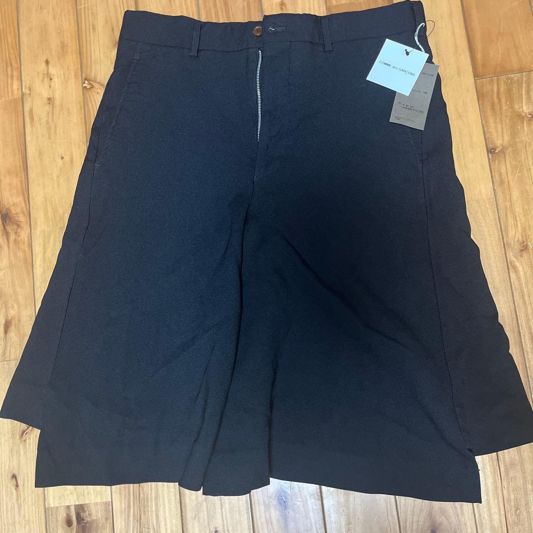 新品 コムデギャルソンオムプリュス ポリ縮ショートパンツ