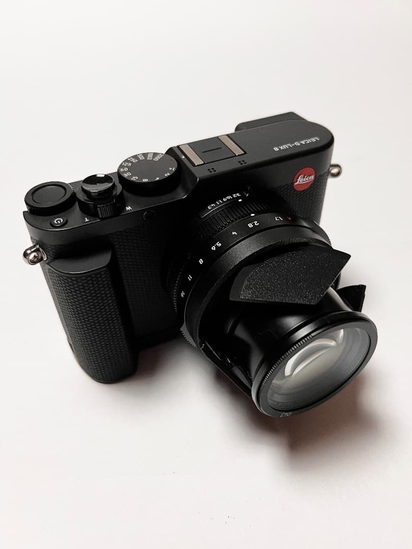 Leica ライカ -Lux 8 純正グリップ/オートレンズキャップ付中古 美品