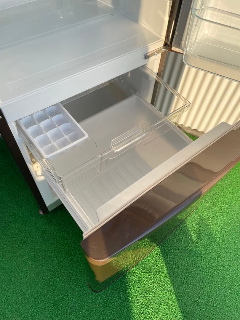 845 パナソニック 168L大きめ2ドア冷蔵庫 ブラウン 一人暮らし 単身