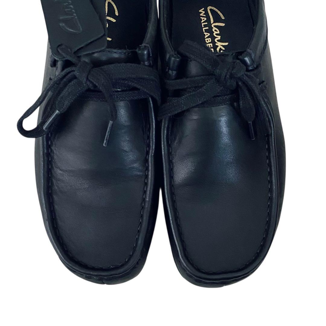clarks クラークス【極美品】ワラビーウォータープルーフ ブラックレザー
