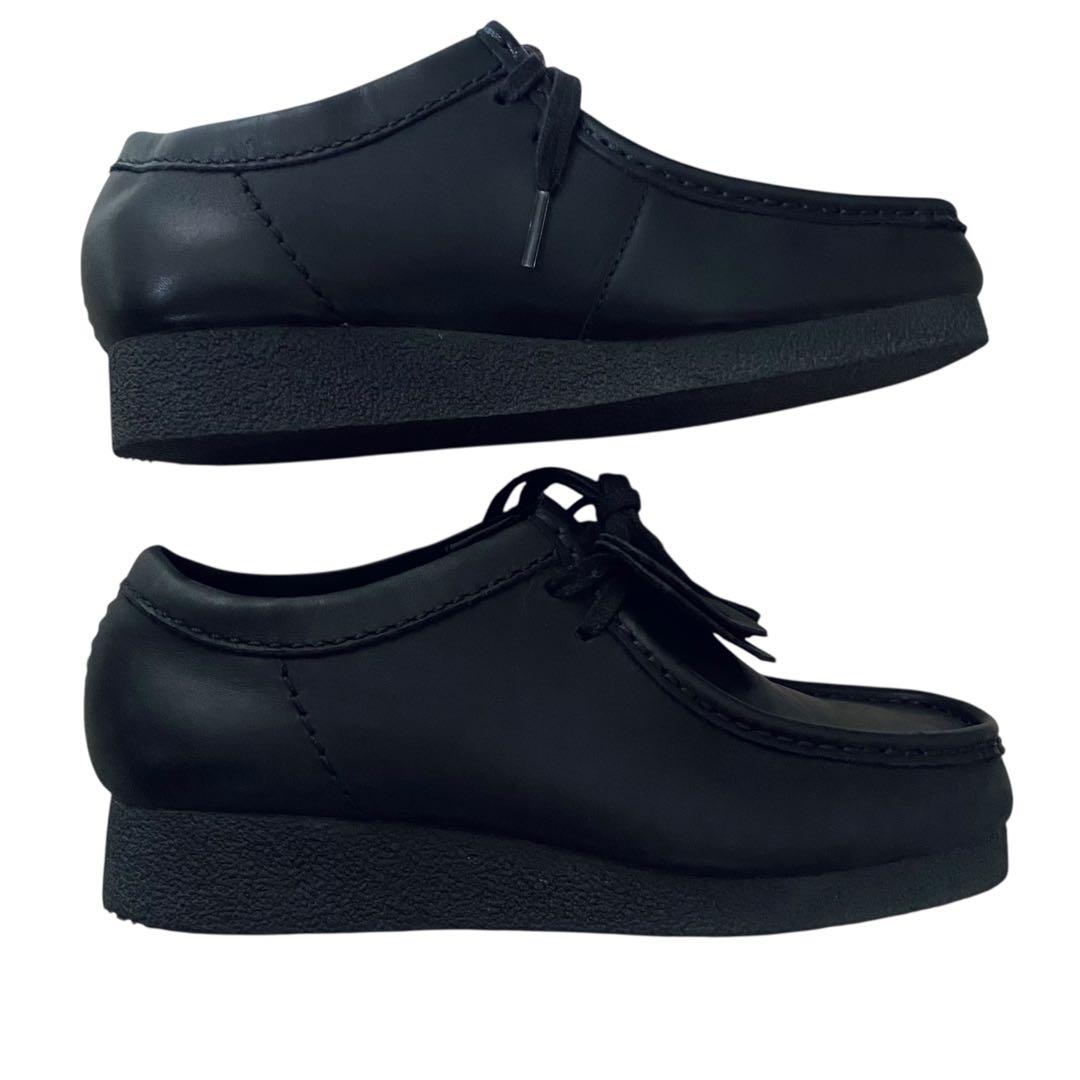 clarks クラークス【極美品】ワラビーウォータープルーフ ブラックレザー
