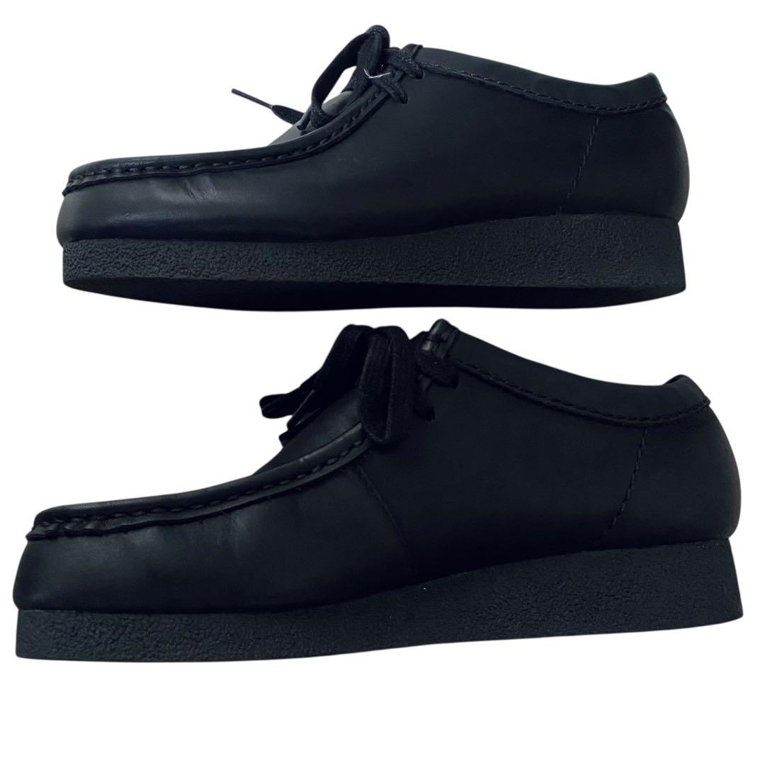 clarks クラークス【極美品】ワラビーウォータープルーフ ブラックレザー