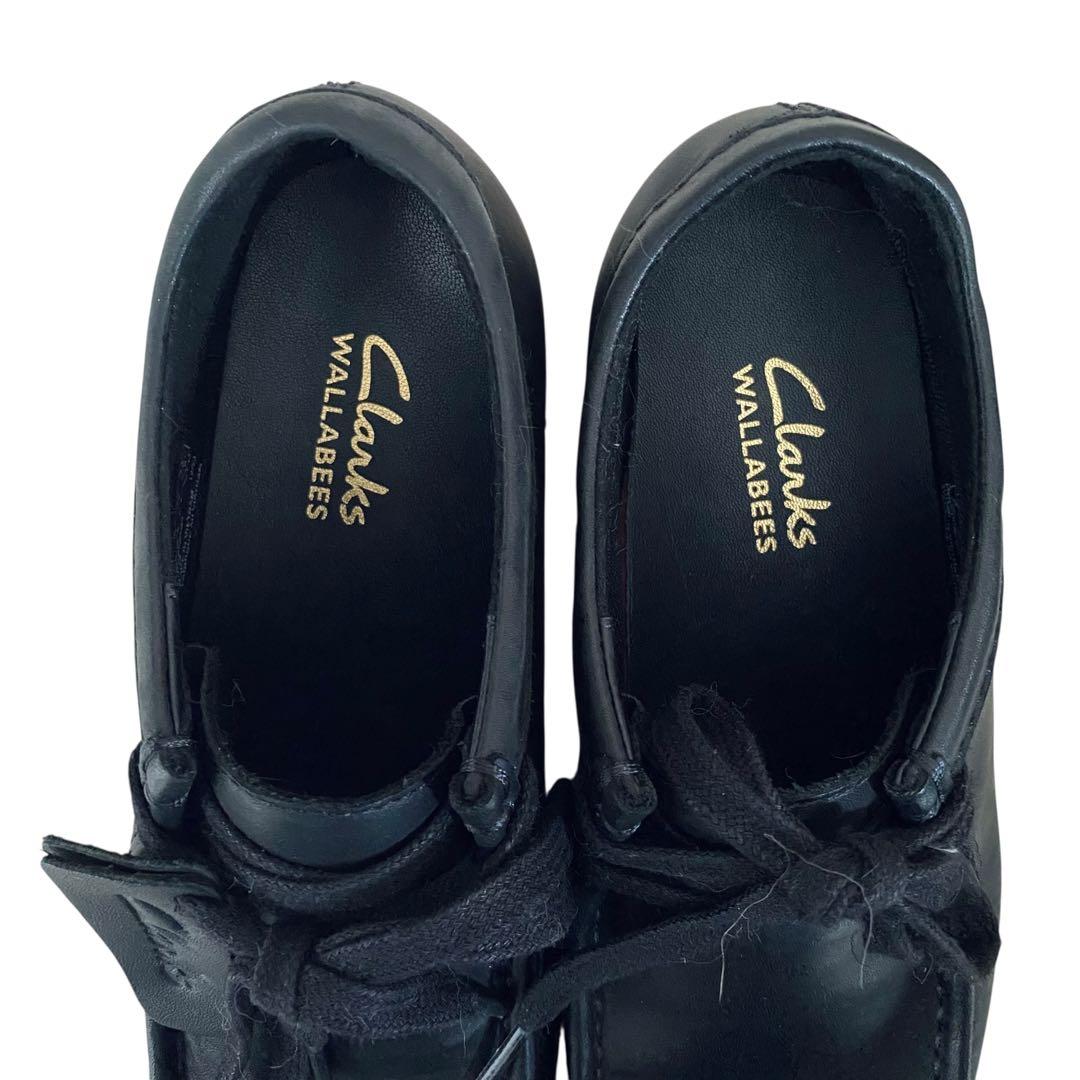 clarks クラークス【極美品】ワラビーウォータープルーフ ブラックレザー