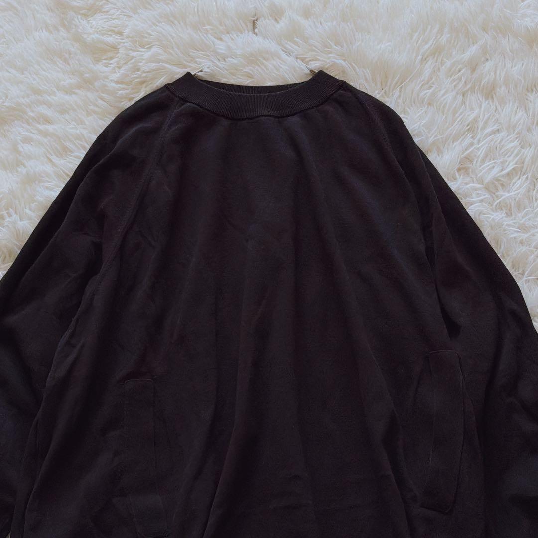 Y's ワイズ ヨウジヤマモト ワンピース 切替デザイン ロング丈 ブラック 黒