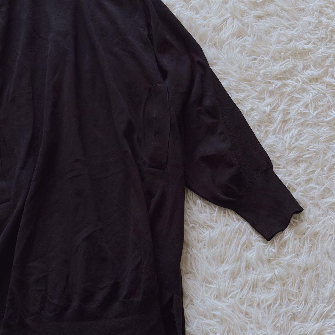 Y's ワイズ ヨウジヤマモト ワンピース 切替デザイン ロング丈 ブラック 黒