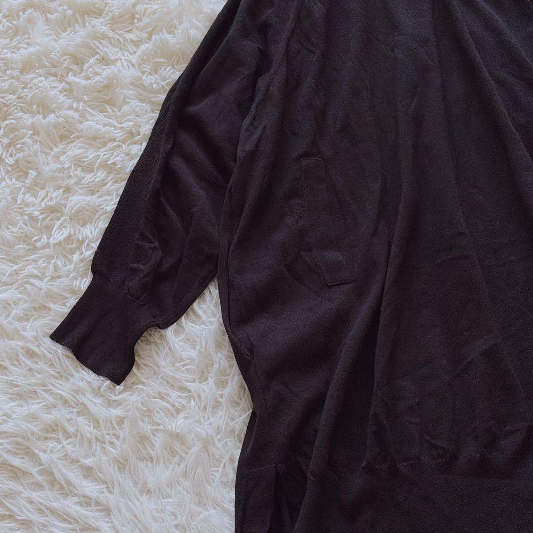 Y's ワイズ ヨウジヤマモト ワンピース 切替デザイン ロング丈 ブラック 黒