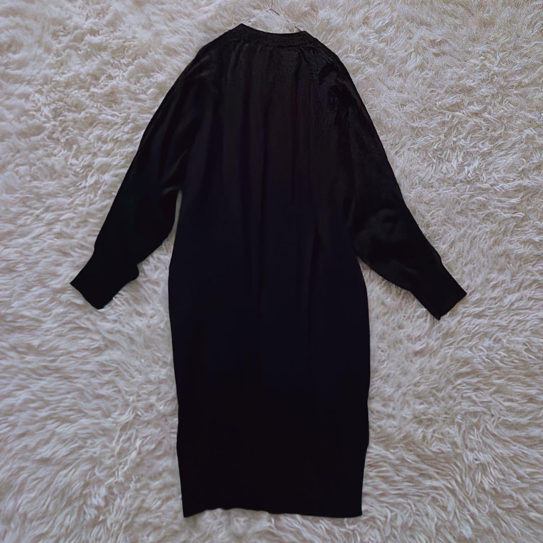 Y's ワイズ ヨウジヤマモト ワンピース 切替デザイン ロング丈 ブラック 黒