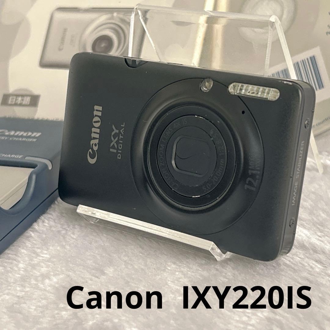 Canon IXY 220 ISコンパクトデジタルカメラ ブラック