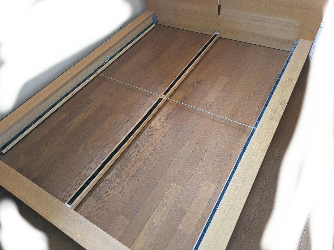 アクタス　木製ダブルベッドフレーム LM-1177