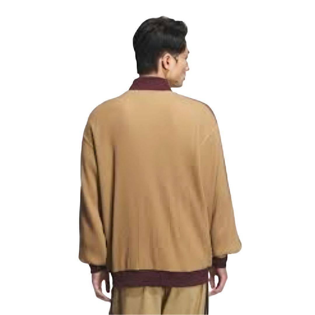 【日本未発売】ワッフルトラックジャケット　ブラウン　Mサイズ　★男女兼用