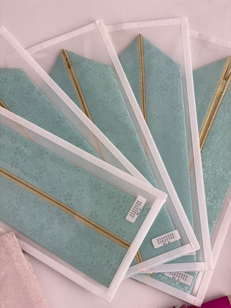 【在庫一掃76枚セット】重ね襟　重ね衿　振袖用　訪問着用　正絹　F