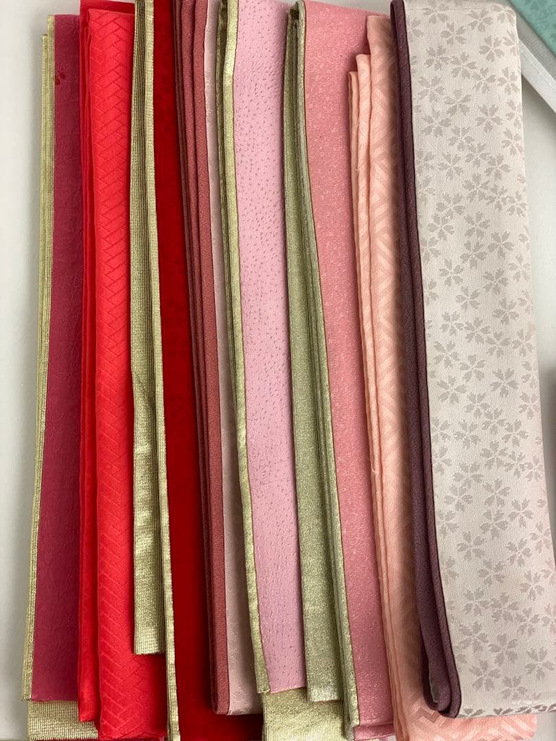 【在庫一掃76枚セット】重ね襟　重ね衿　振袖用　訪問着用　正絹　F