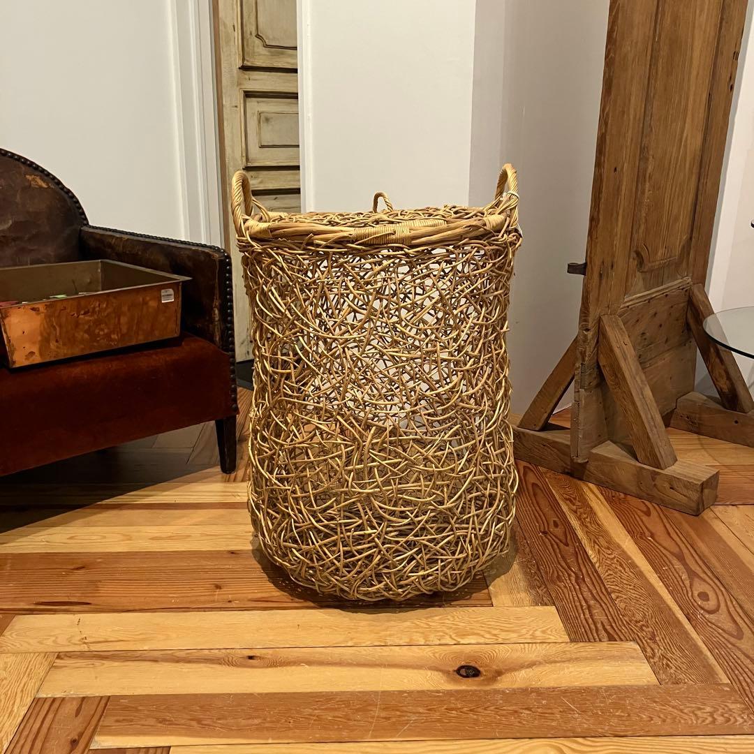 専用　アンティークランドリーバスケット　400 500