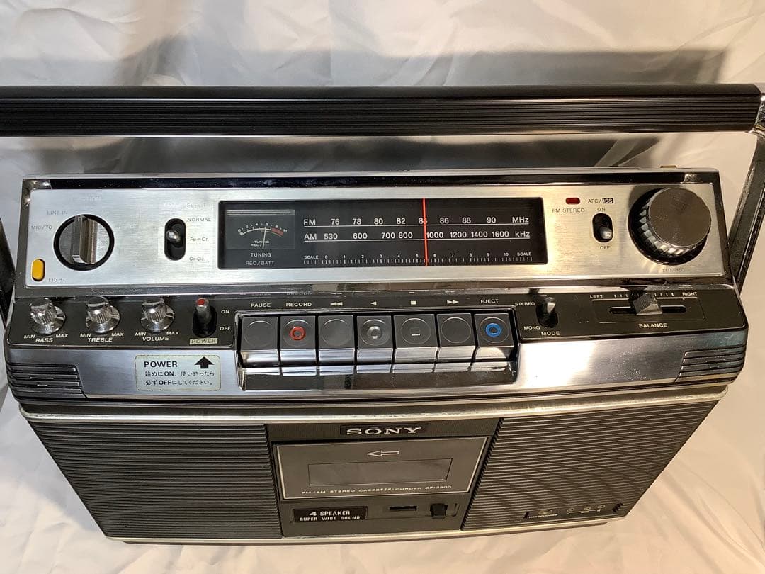 【ジャンク】SONY ラジカセ　CF-3800