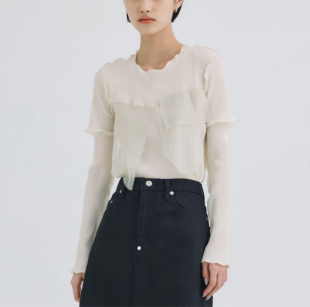 kotohayokozawa コトハヨコザワ グリッターアームカバートップス