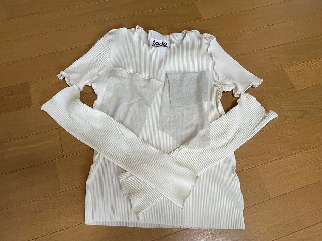 kotohayokozawa コトハヨコザワ グリッターアームカバートップス