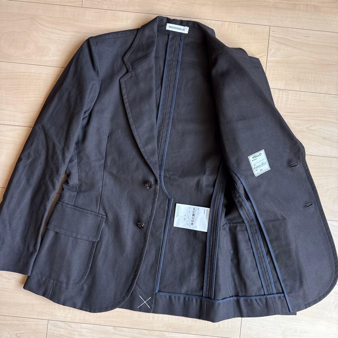 MADISON BLUE コットンリネン2Bジャケット